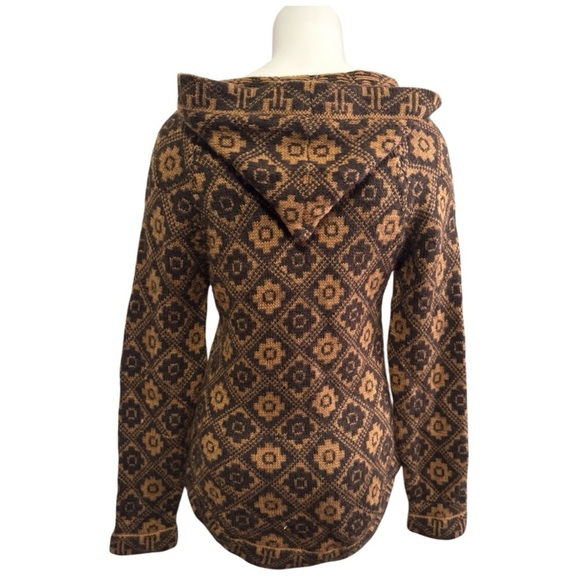 Vintage alpaca BEKETHI BKT hoodie sweater Made in Peru women’s size small - Picture 1 of 9